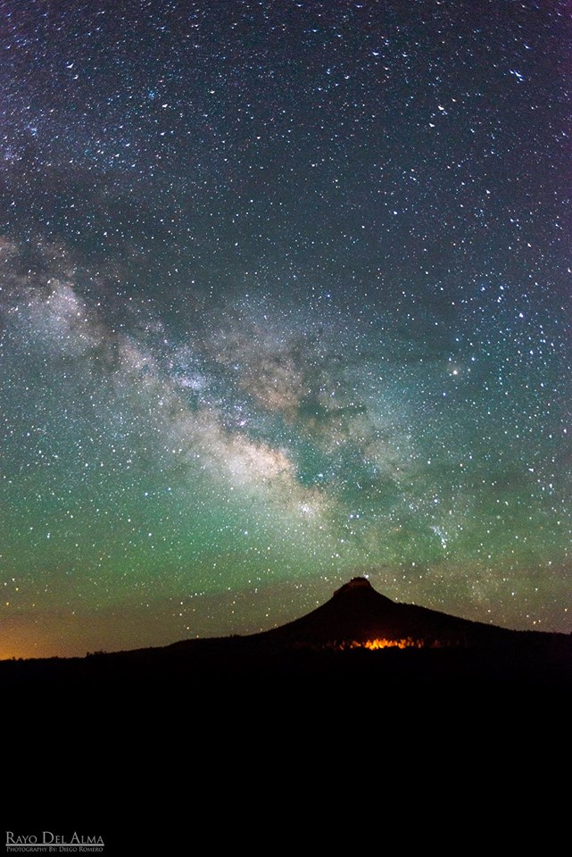 Photo of the Milky Way over Starvation Peak in Bernal, New Mexico